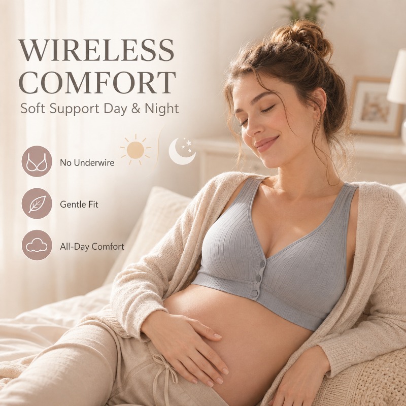 Women's Nursing Bra Maternity  - Nursing Bra Sleep ulasan dan harga
