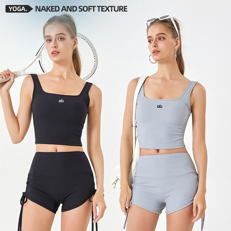 Women Summer Ribbed Yoga Tank  - Push Up Bra Padded ulasan dan harga